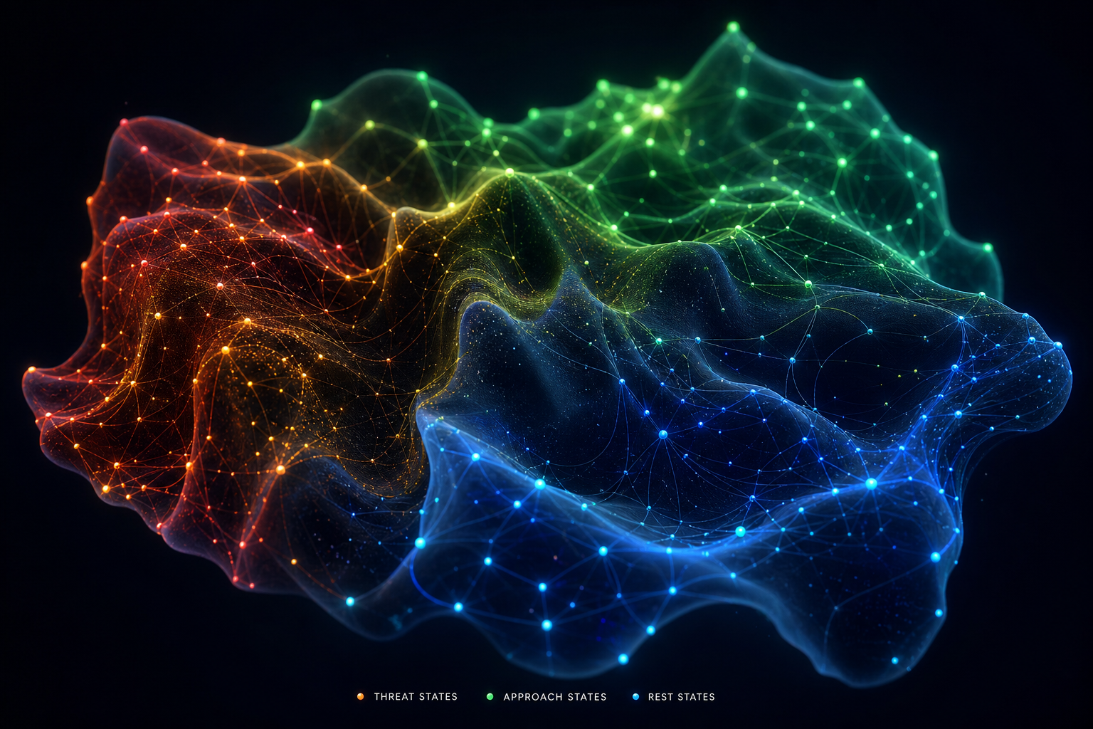 8-Dimensional Manifold — Abstract Visualization