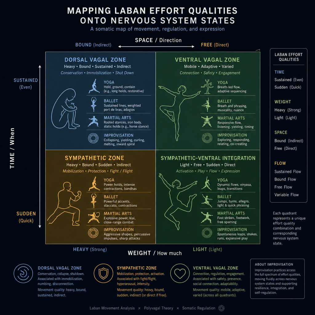 Laban Effort Qualities — State Mapping